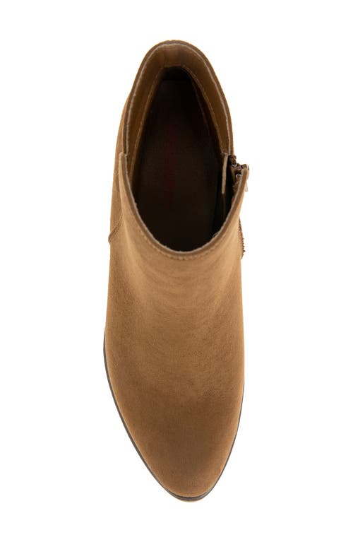 Unionbay Tacey Side Zip Bootie In Brown