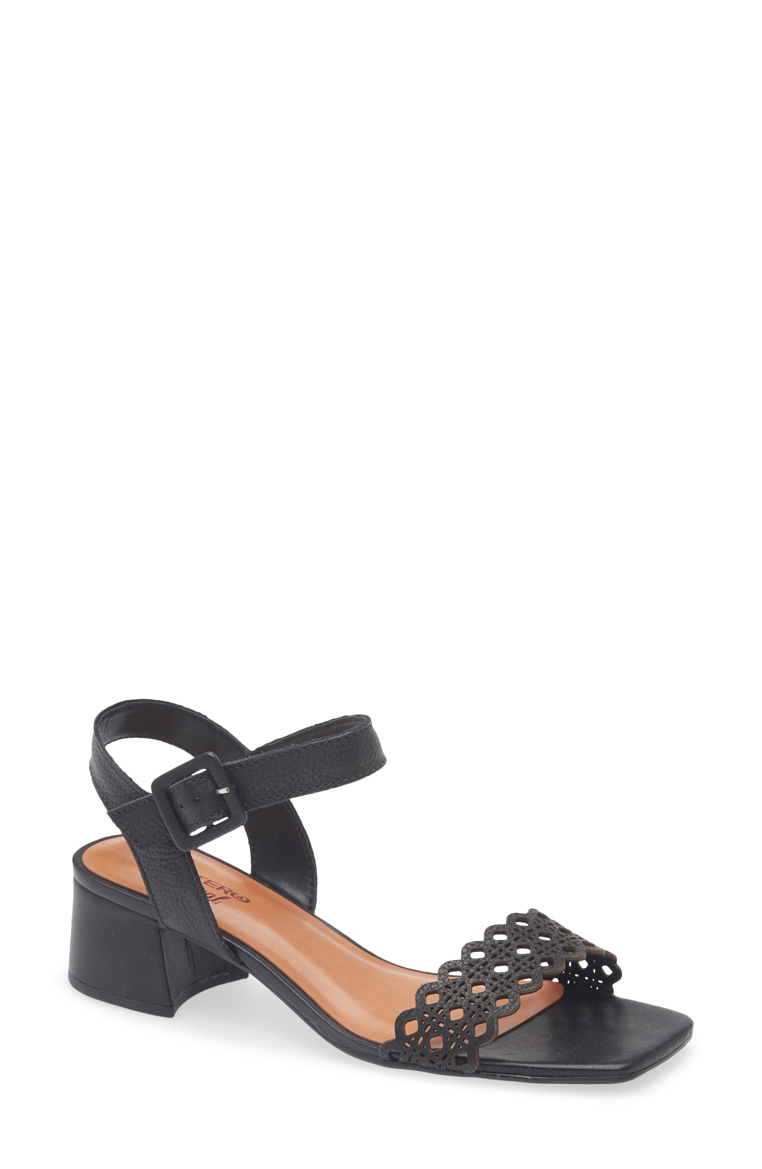 Bottero Catia Ankle Strap Sandal, Main, color, Preto