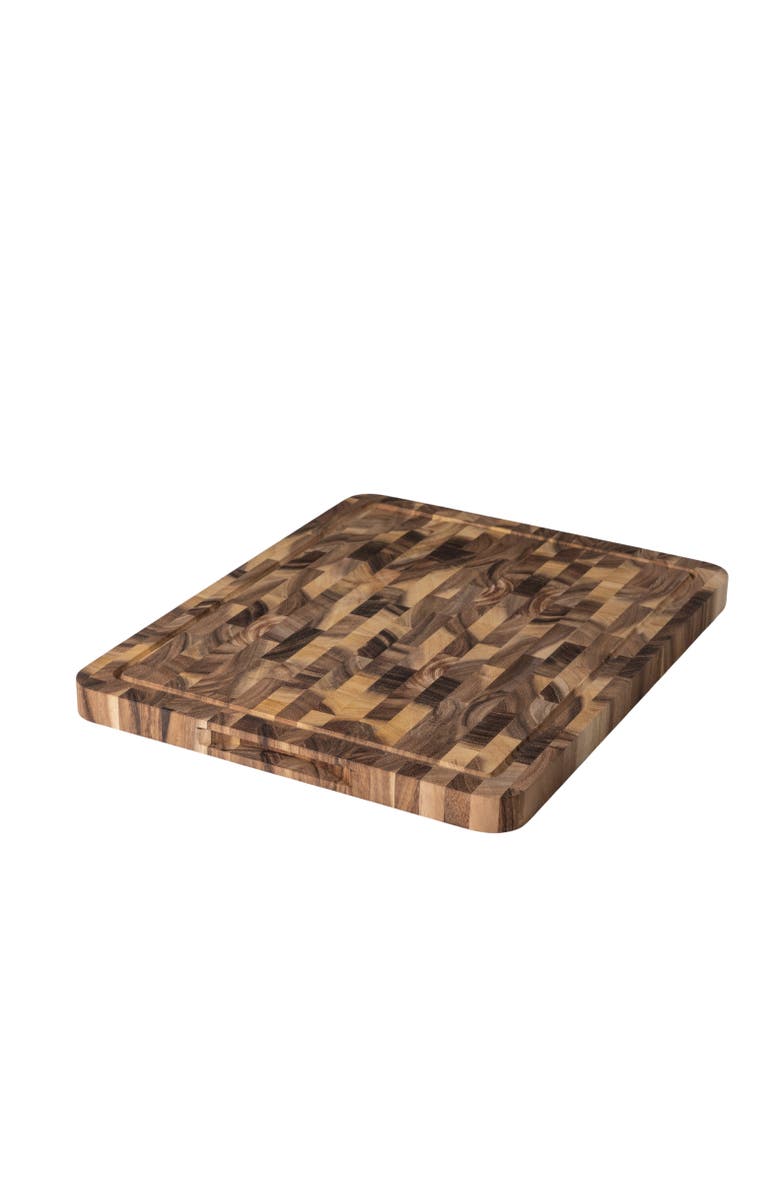 Be Home End Grain Rectangular Cutting Board, Main, color, Acacia