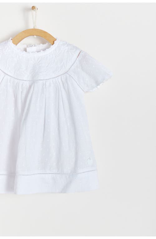 Babycottons Bauti Dress For Infant In White