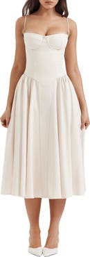 HOUSE OF CB Samaria Corset Fit & Flare Dress