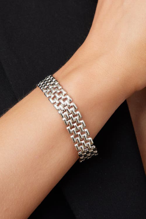 Oradina Sterling Silver The Panther Necklace In Silver