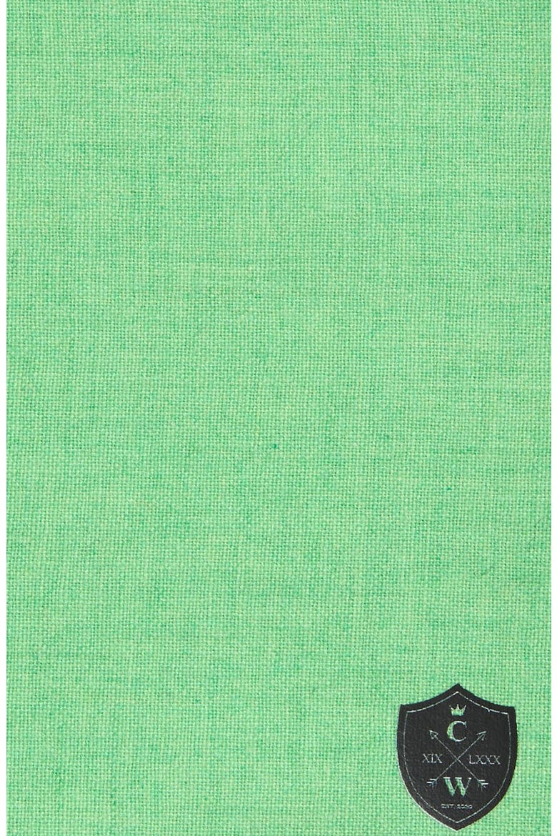 Green Cashmere & Wool Pocket Square, Alternate, color, GREEN