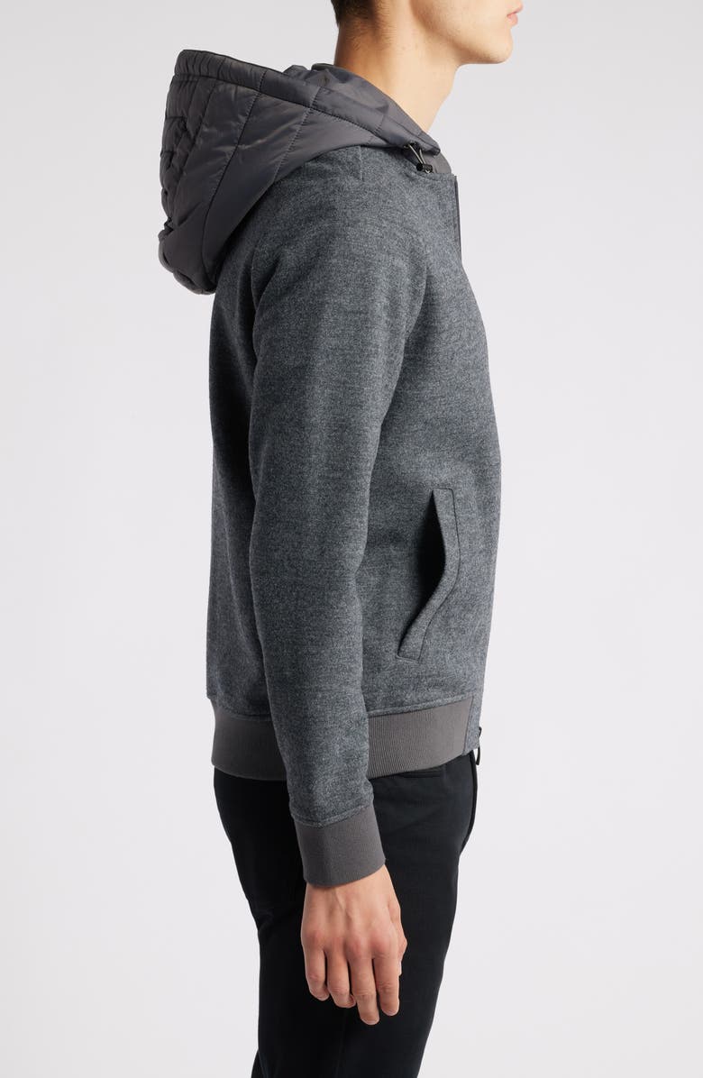 Robert Barakett Laureate BB Hooded Jacket, Alternate, color, Grey