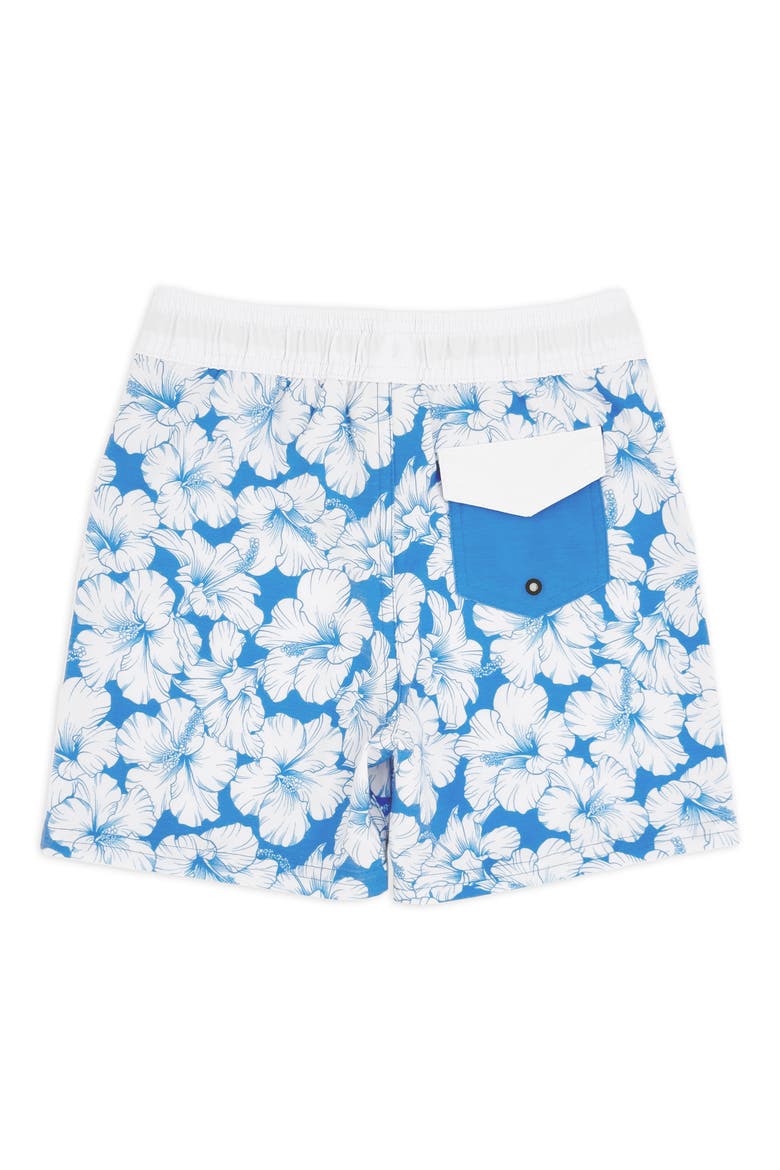 Kids' Marina Blue Board Shorts, Alternate, color, MARINA BLUE