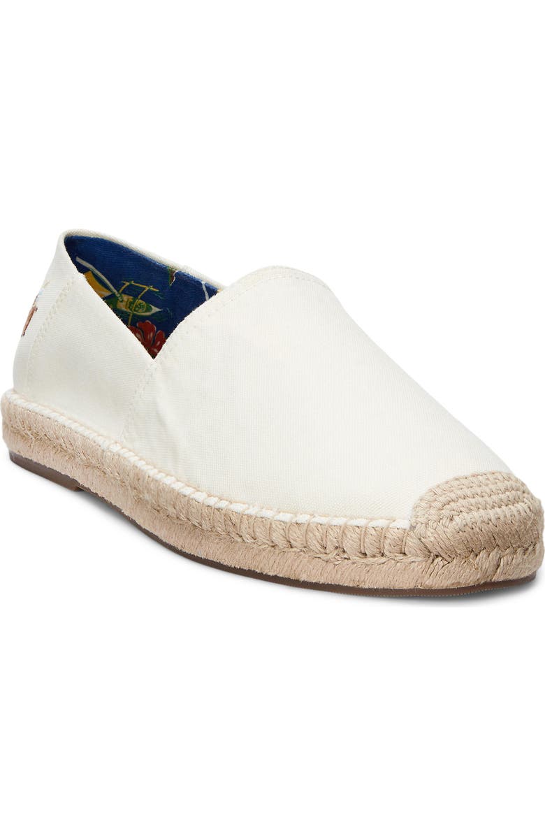Ralph Lauren Cevio Espadrille Slip-On Shoe, Main, color,