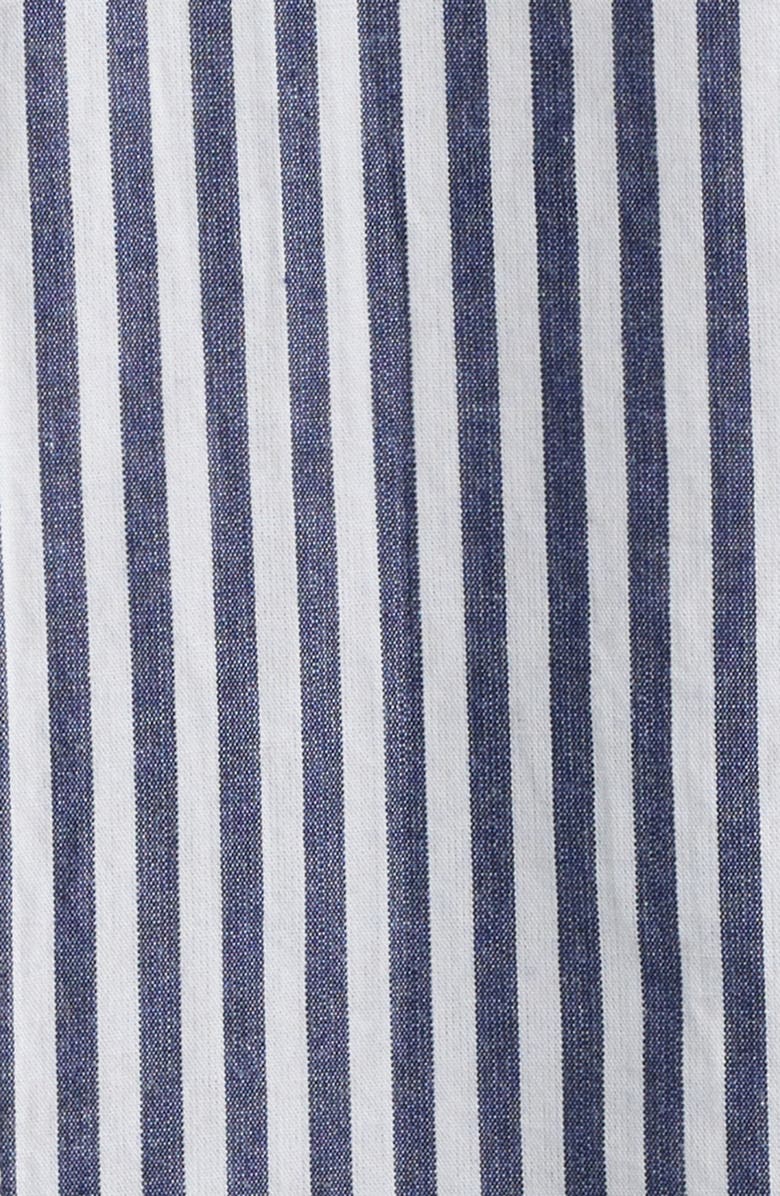 Service Works Waiter Stripe Poplin Button-Up shirt, Alternate, color, Royal