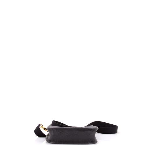 Pre-owned Hermes Hermes Evelyne Bag Gen Iii Clemence Tpm In Black