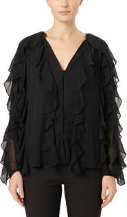 AREA STARS Flyn Ruffle Blouse