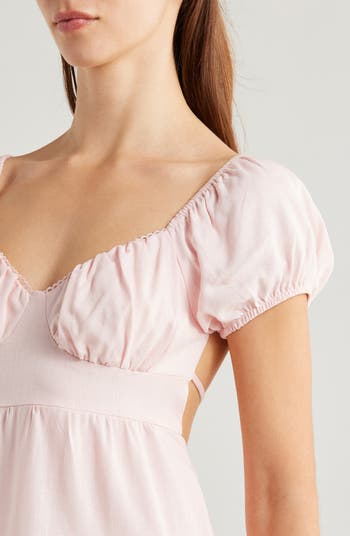 Puff Sleeve Minidress