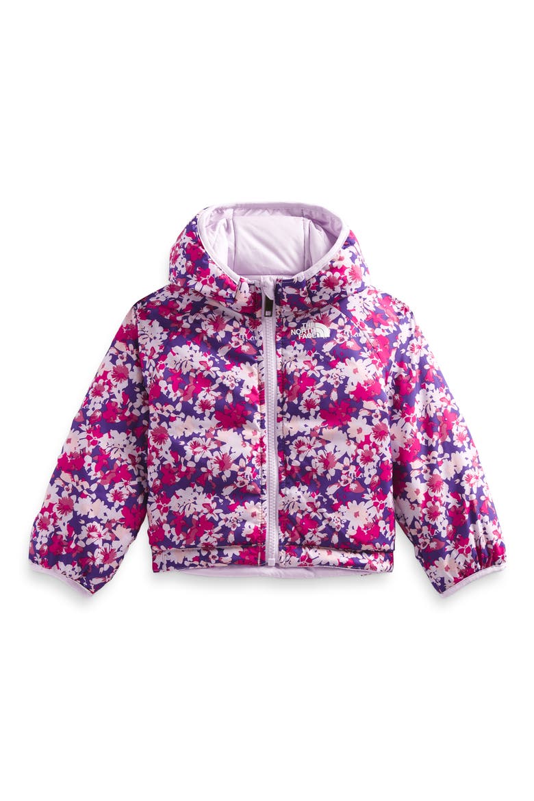 Kids' Perrito Reversible Water Repellent Hooded Jacket, Alternate, color, LAVENDER FOG