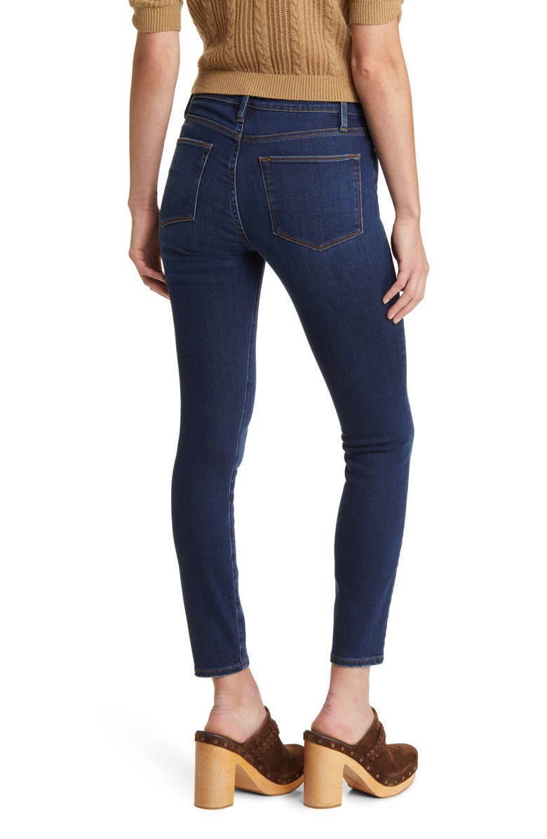 FRAME Le High Ankle Skinny Jeans, Alternate, color, Majesty