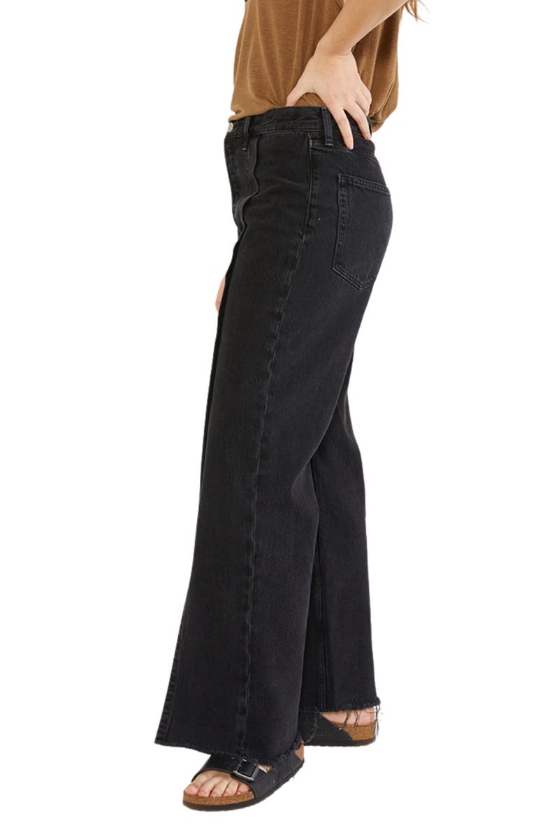 ÉTICA Astrid High Waist Split Hem Relaxed Jeans, Alternate, color, 