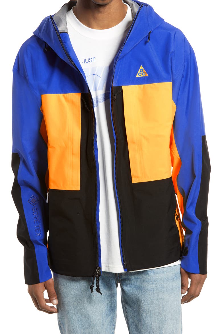 ACG Gore-Tex® Jacket, Main, color, HYPER ROYAL/ LASER ORANGE