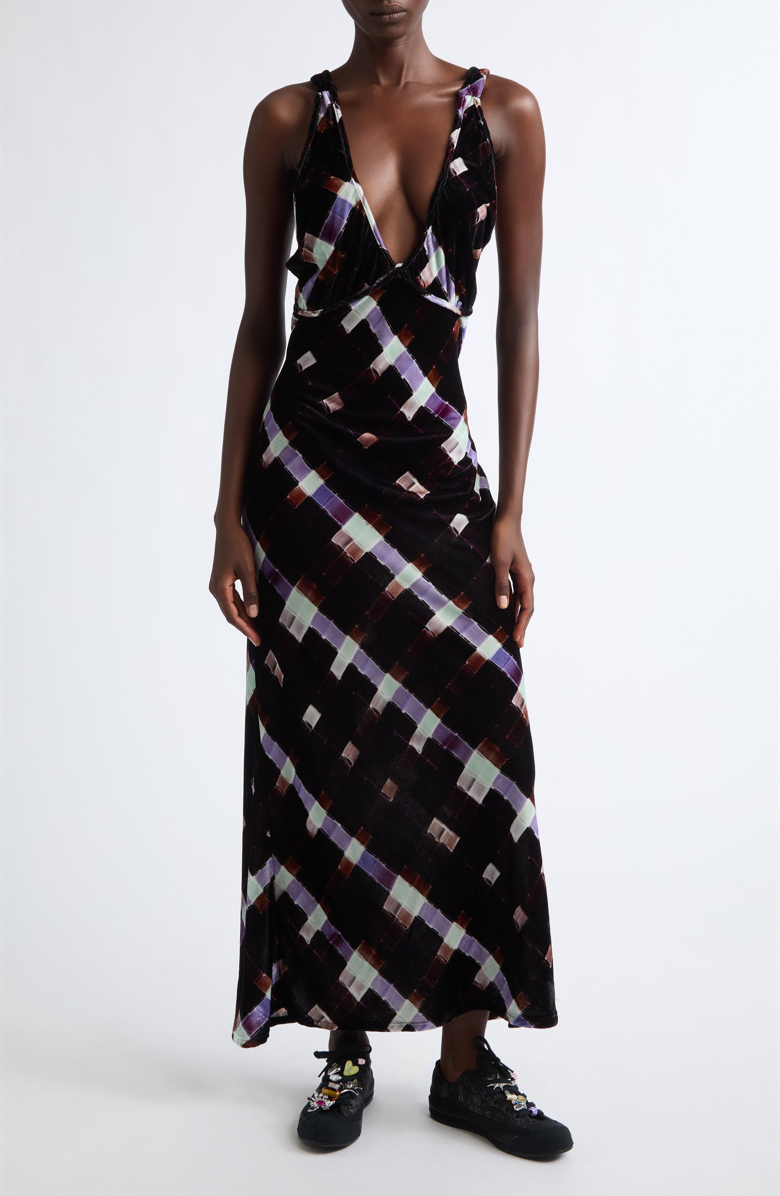 selected CHOCOLATE PAINTED PLAID