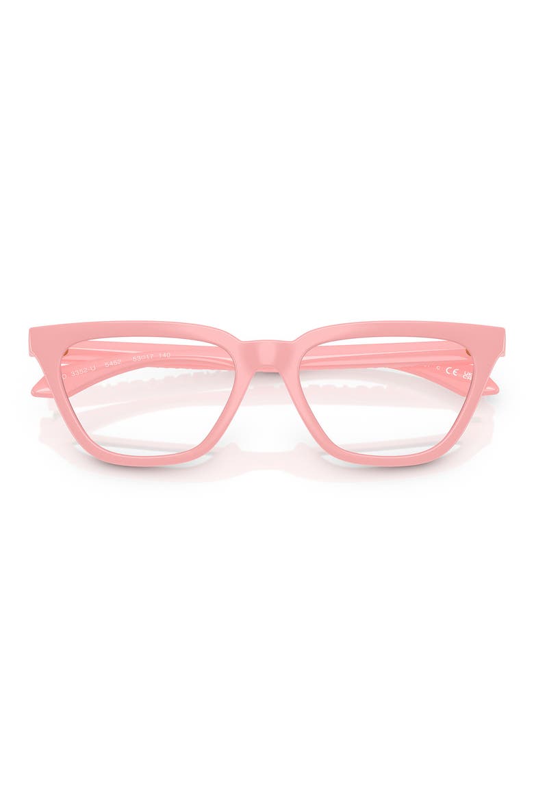 53mm Cat Eye Optical Glasses, Alternate, color, PINK