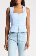 French Connection Sleeveless Peplum Top
