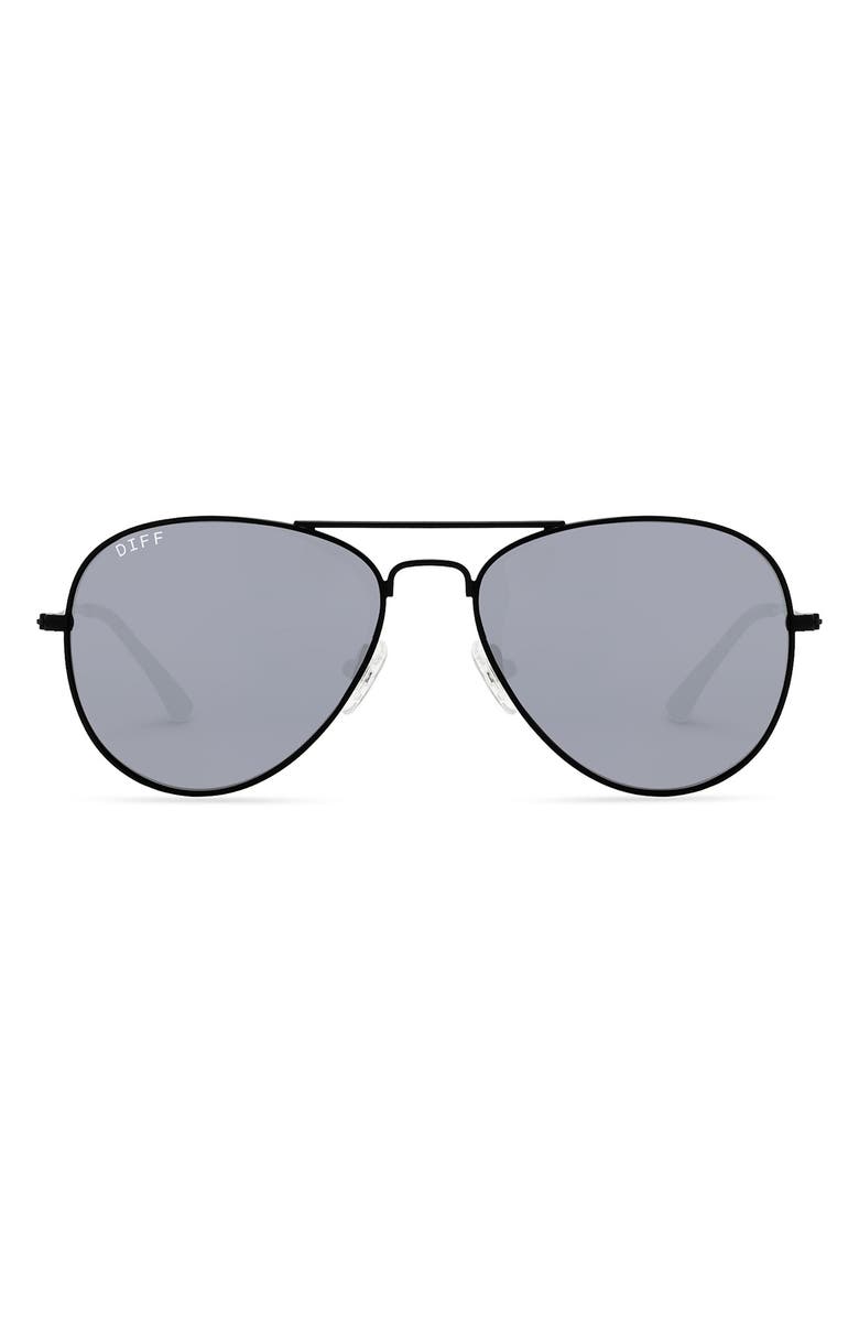 DIFF Cruz 49mm Small Aviator Sunglasses, Main, color, 