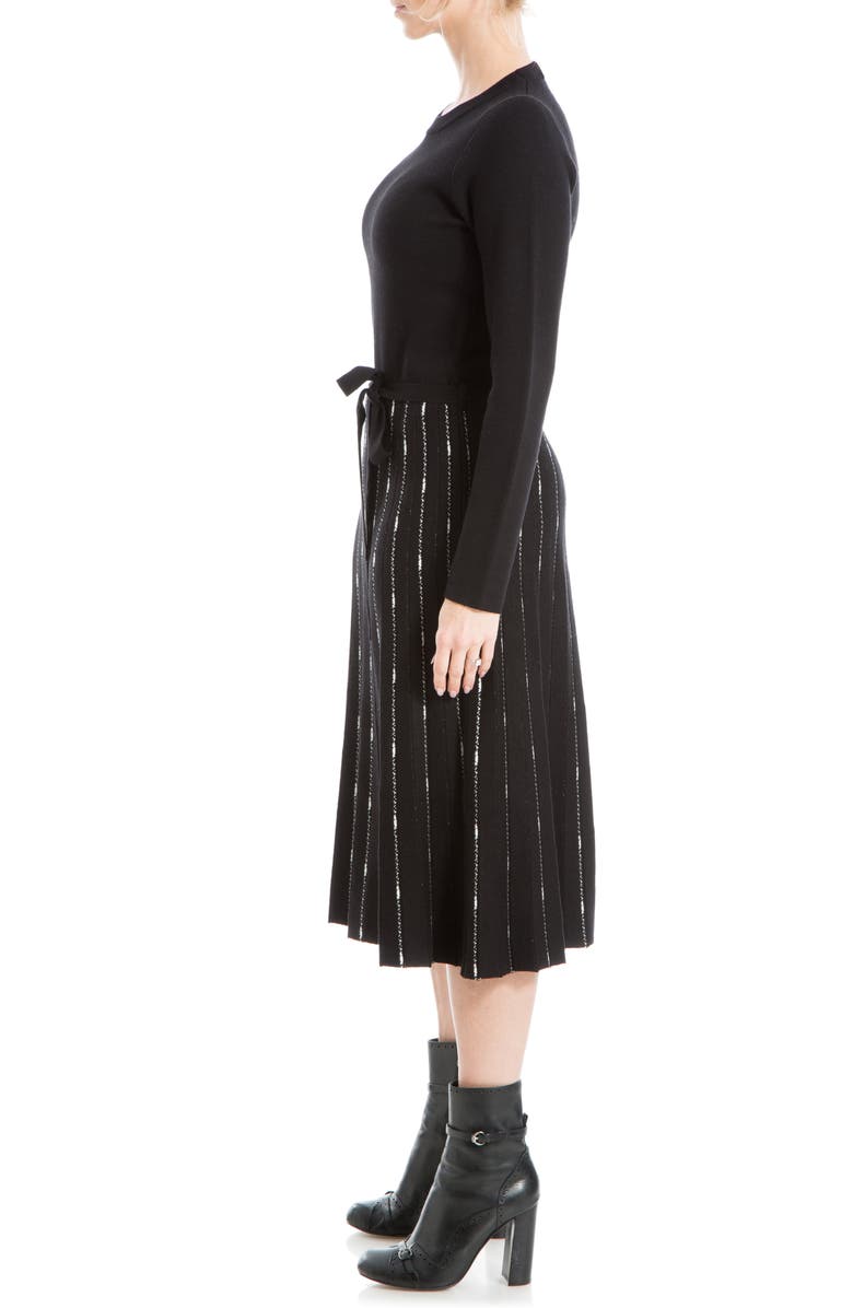 MAX STUDIO Long Sleeve Midi Sweater Dress, Alternate, color,