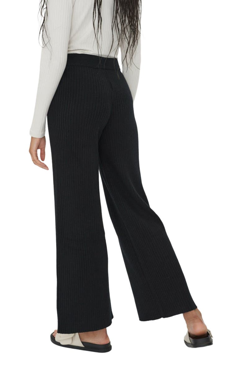 Gobi Cashmere Cashmere Pants, Alternate, color, Black