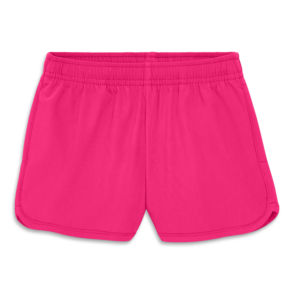 Primary Staycool Stretch Running Short In Fuchsia