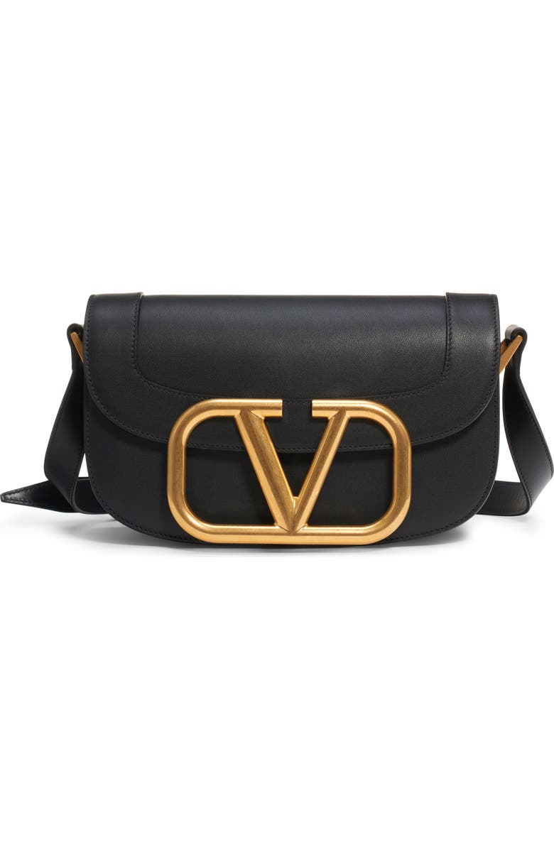 Valentino Garavani Supervee Calfskin Leather Crossbody, Main, color,