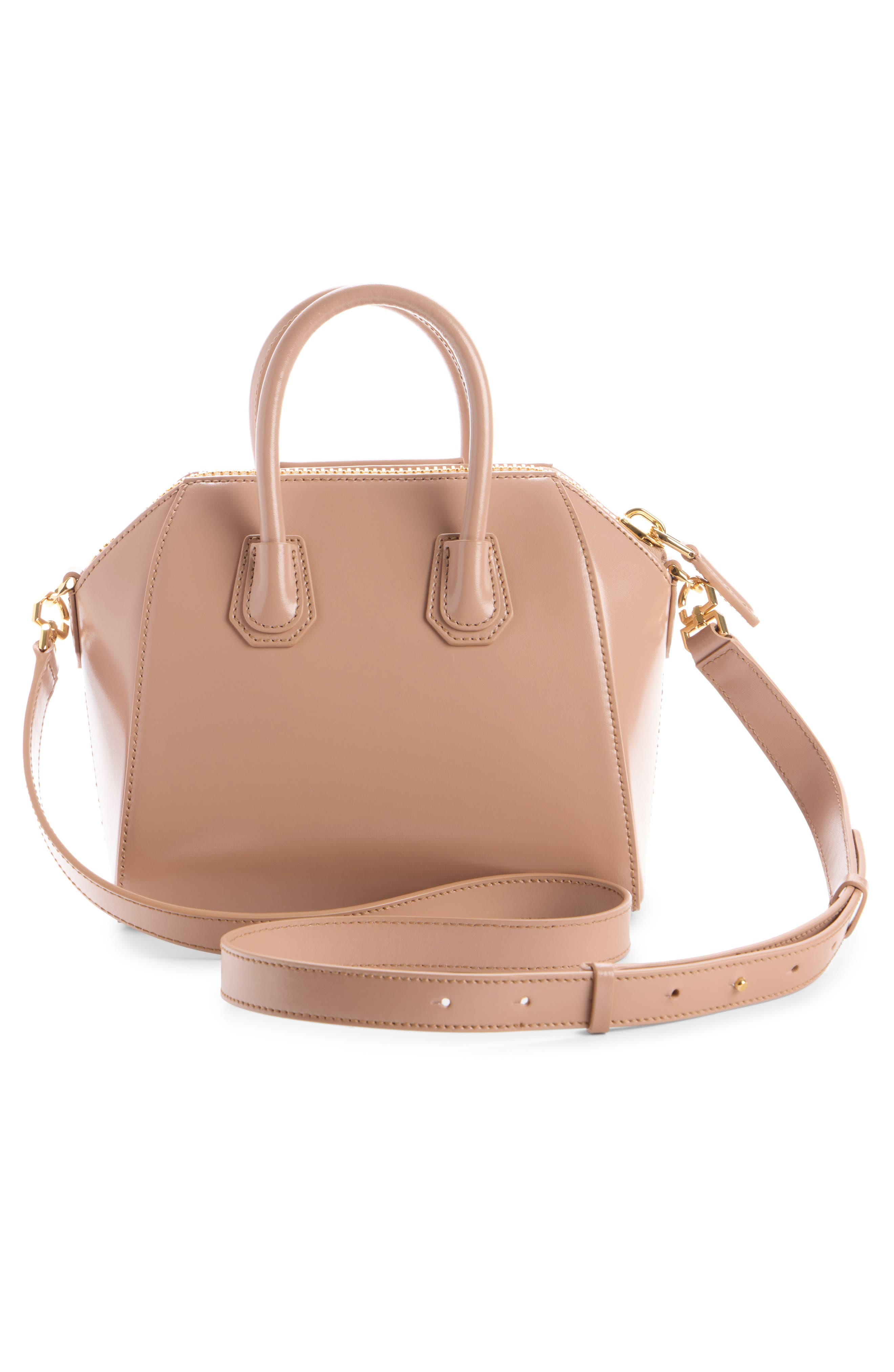 Givenchy Mini Antigona Leather Satchel, Alternate, color, 682-Blush Pink