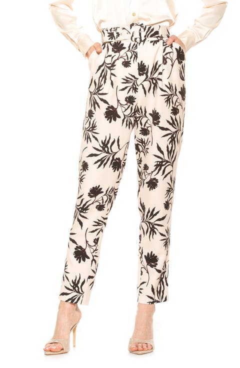 Zayna Belted Cigarette Pants