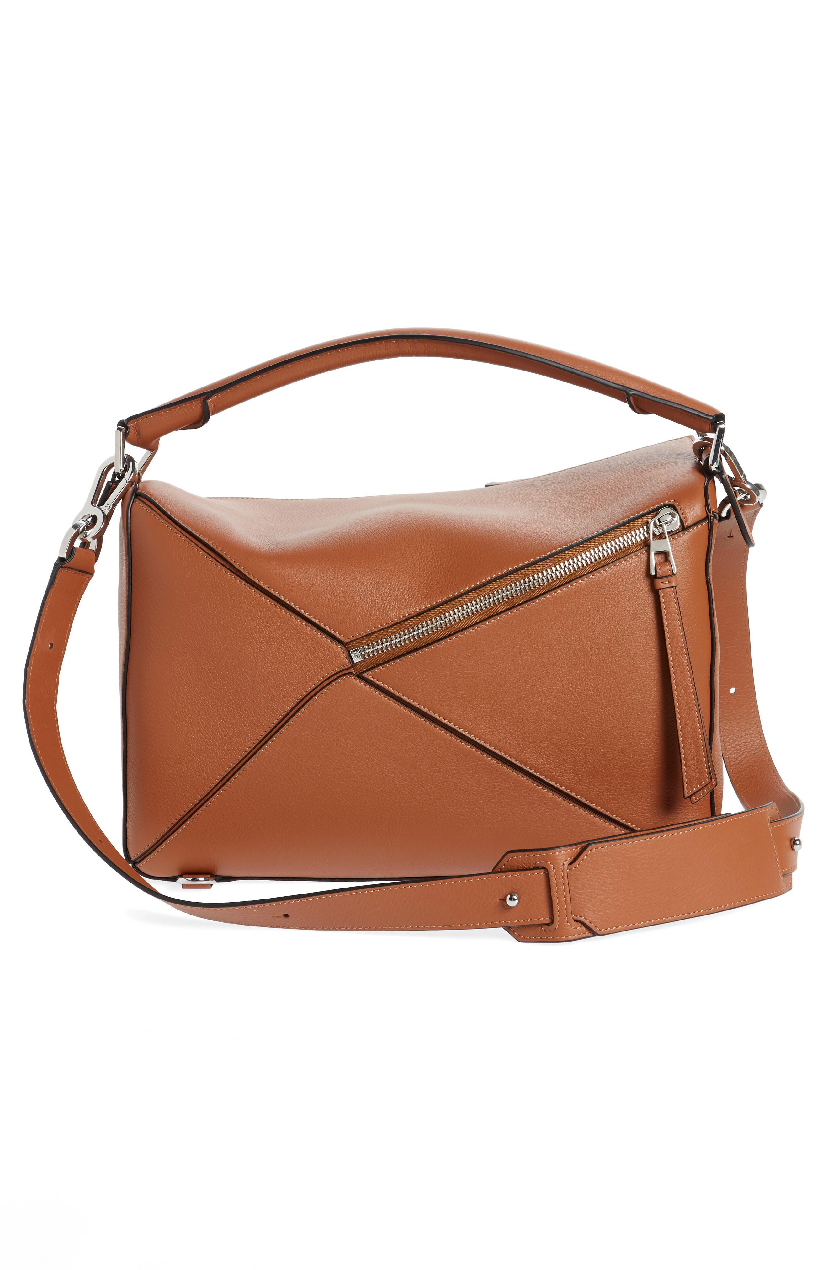 Loewe Large Puzzle Leather Shoulder Bag, Alternate, color, 
