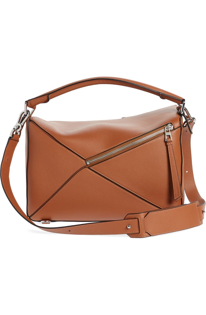 Loewe Large Puzzle Leather Shoulder Bag, Alternate, color,