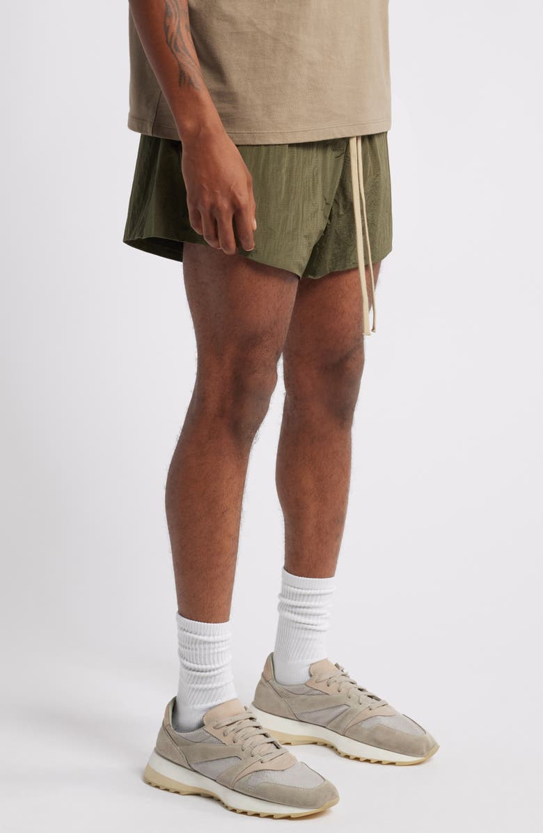 Fear of God Essentials Gender Inclusive Nylon Ripstop Running Shorts, Alternate, color, 