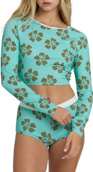 Billabong Last Summer Long Sleeve Crop Rashguard