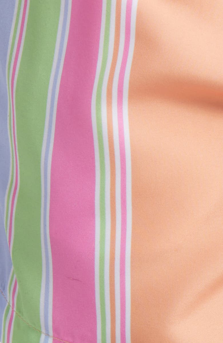 Boardies Citrus Stripe Shortie Swim Trunks, Alternate, color, 