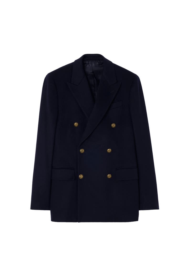 Cashmere Tailored Jacket, Main, color, Navy