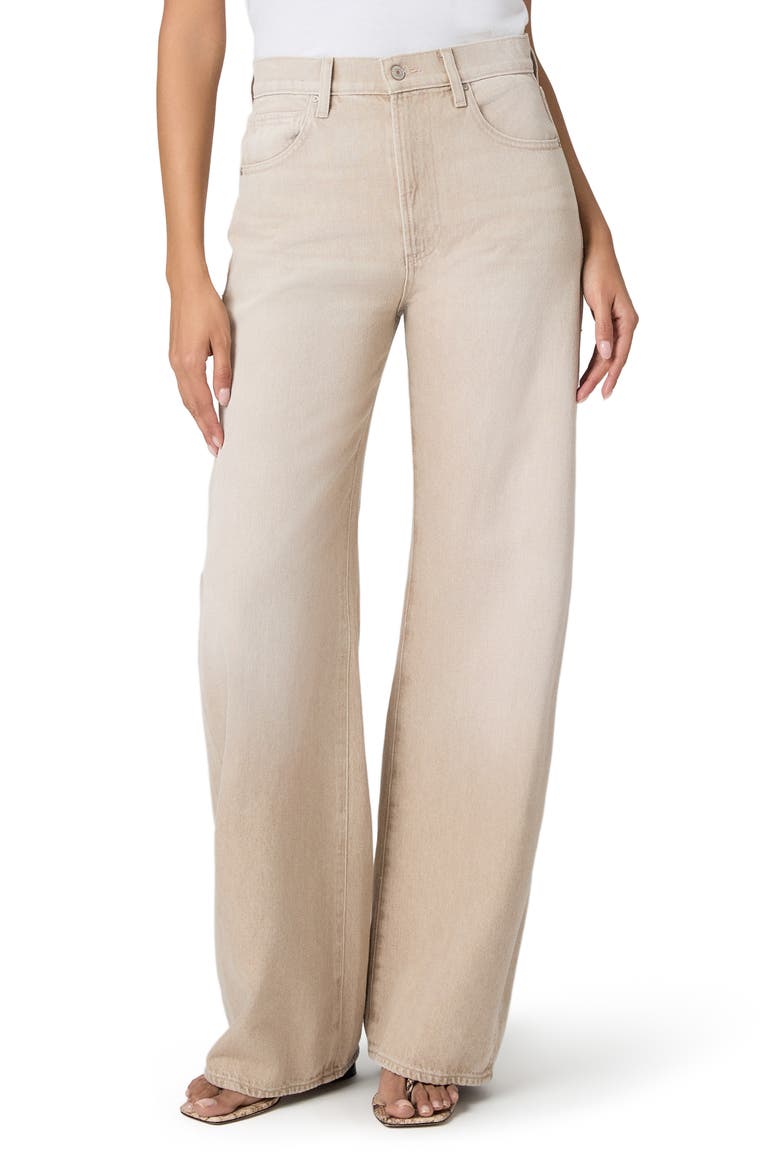 Arellia High Waist Barrel Leg Jeans, Main, color, SOFT SEPIA