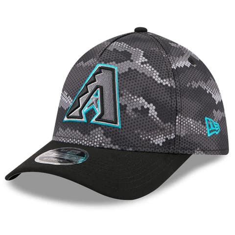 Men's New Era Black Arizona Diamondbacks Camo 39THIRTY A-Frame Flex Hat