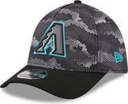 New Era Men's New Era Black Arizona Diamondbacks Camo 39THIRTY A-Frame Flex Hat