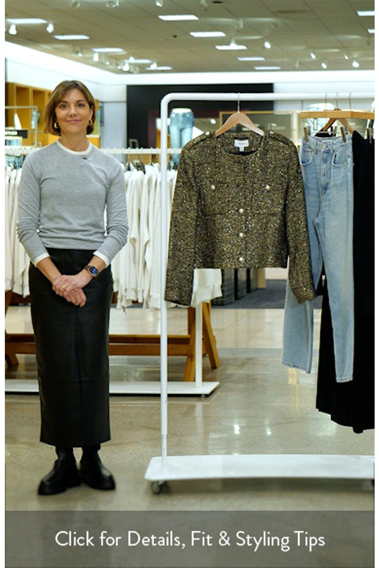 Wynee Metallic Knit Jacket video