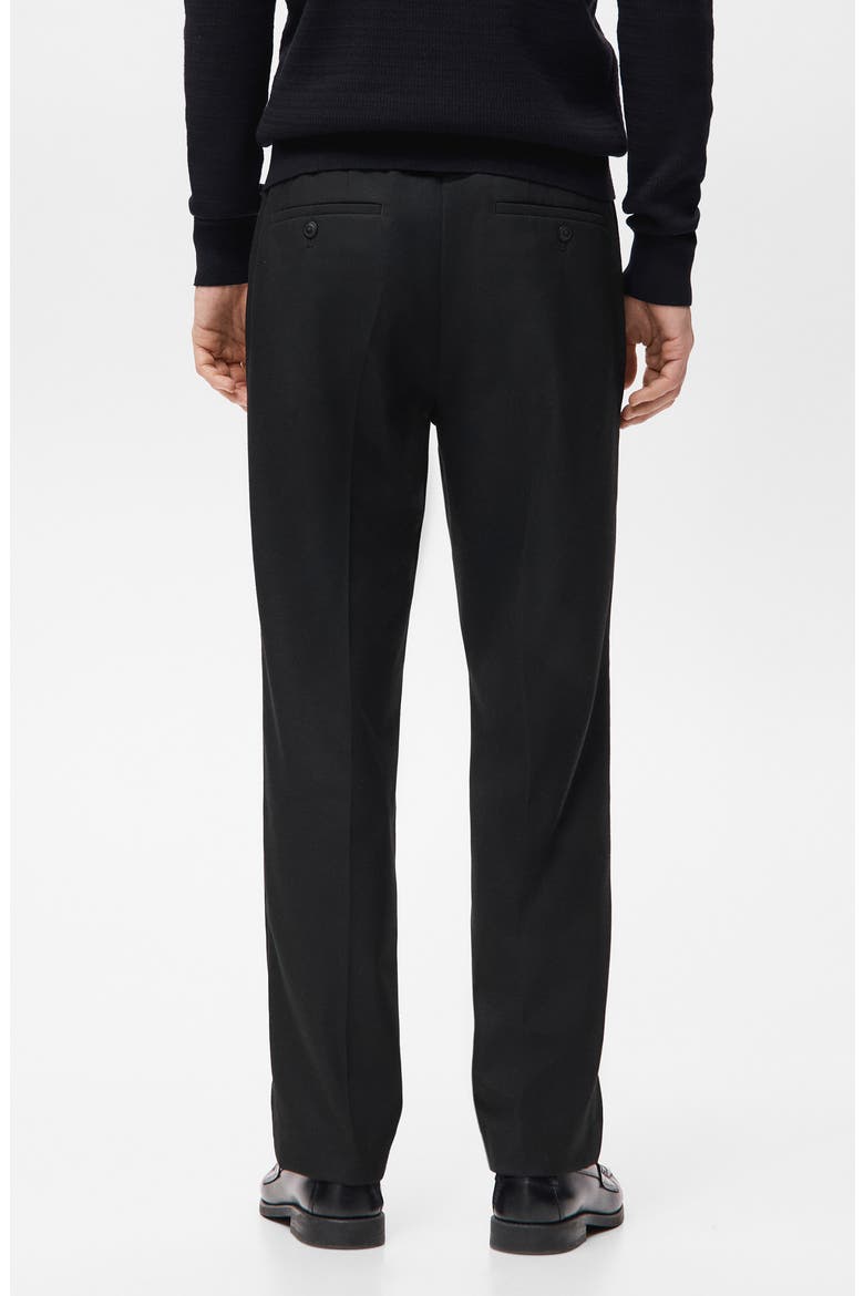 Straight Leg Pants, Alternate, color, BLACK