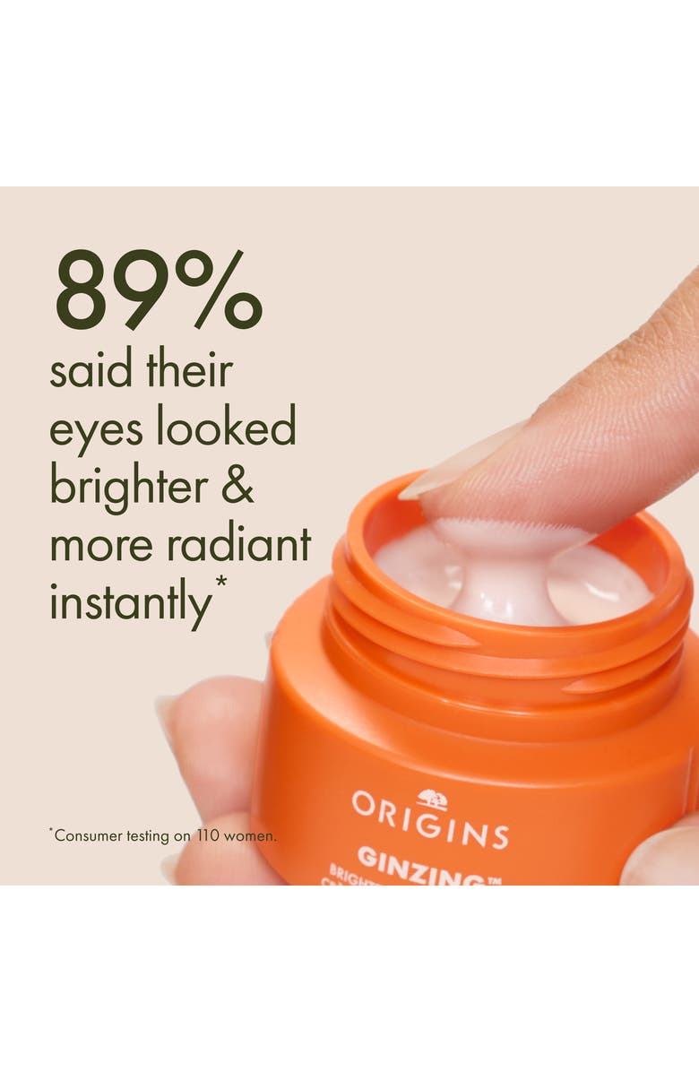Origins GinZing<sup>™</sup> Brightening Eye Cream with Vitamin C & Niacinamide, Alternate, color, Light