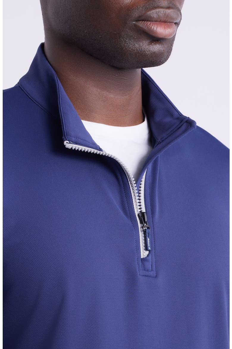 Quarter Zip Pullover, Alternate, color, NAVY