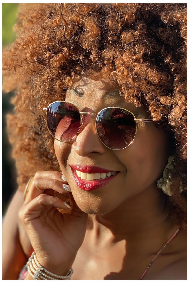 Yokko Sunglasses, Alternate, color, ROSE GOLD