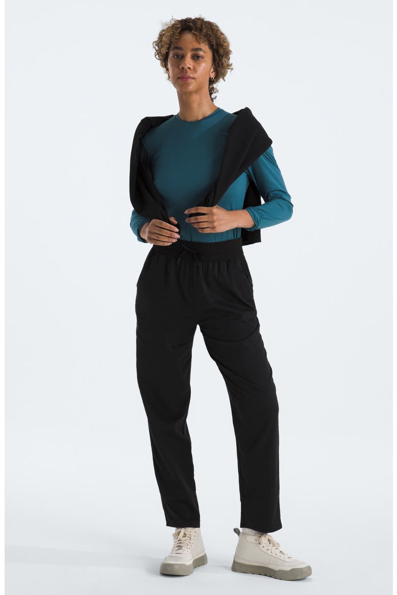 Aphrodite Arise Ankle Pants, Alternate, color, TNF BLACK