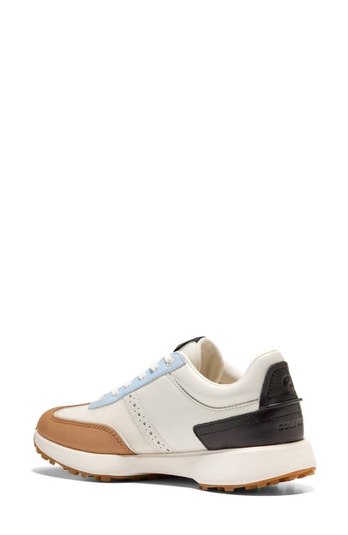 Cole Haan Grand Crosscourt Meadow Runner Sneaker In Ivory Mesh/leather/skyway