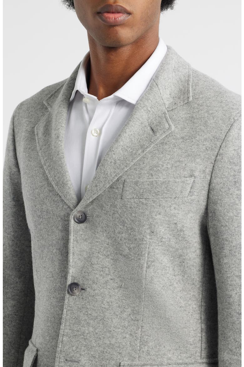 Hanry Slim Fit Felted Wool Blend Sport Coat, Alternate, color, SILVER