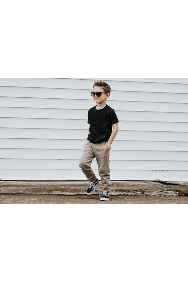 Baby Boys Organic 100% Cotton Soft Jersey Short Sleeve Crew Tee, Alternate, color, Bright Light Blue
