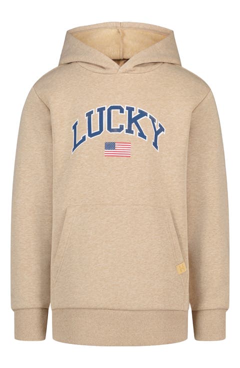 Kids' Lucky Flag Graphic Hoodie