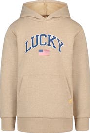 Lucky Brand Kids' Lucky Flag Graphic Hoodie