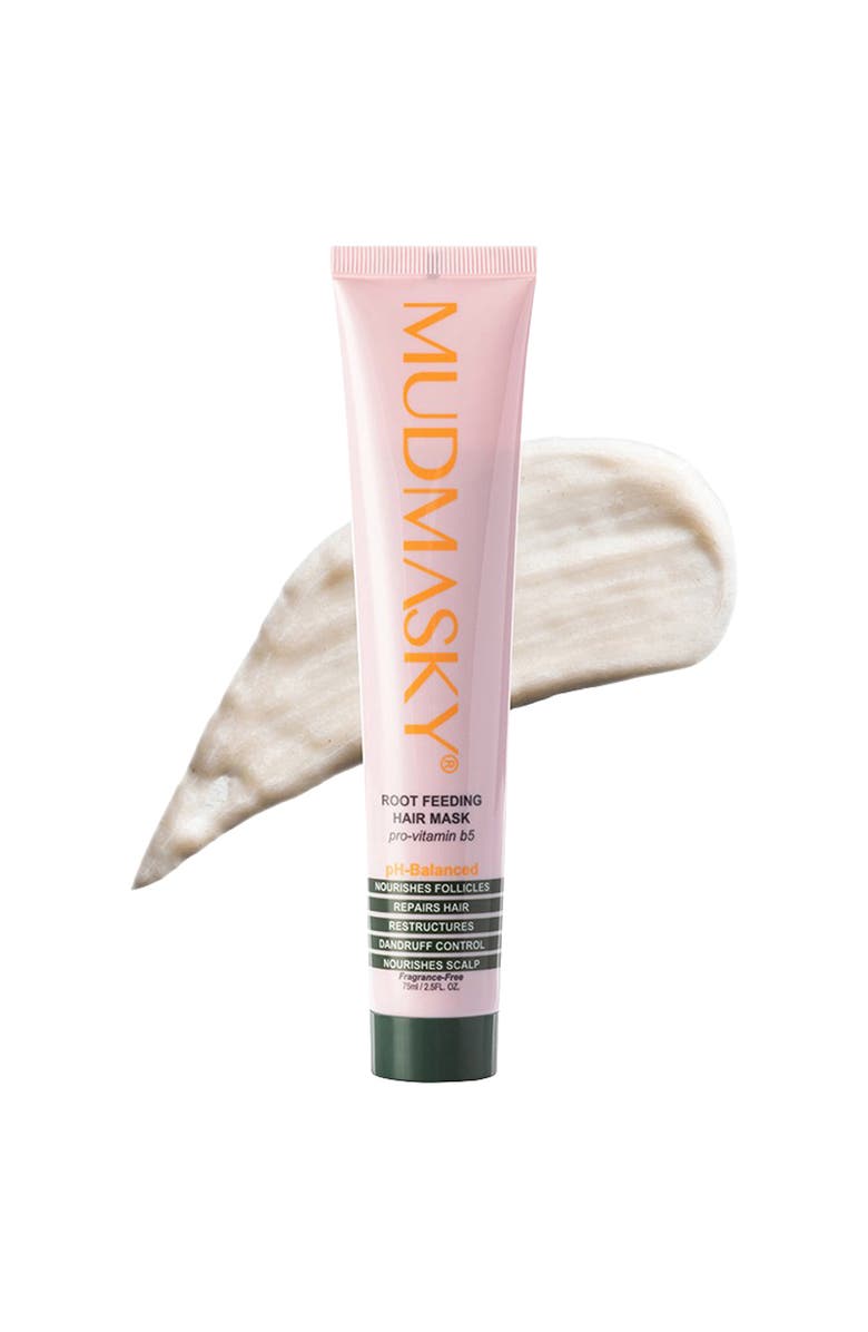 MUDMASKY Root Feeding Hair Mask - Pro-Vitamin B5 2.5oz, Main, color, NO COLOR