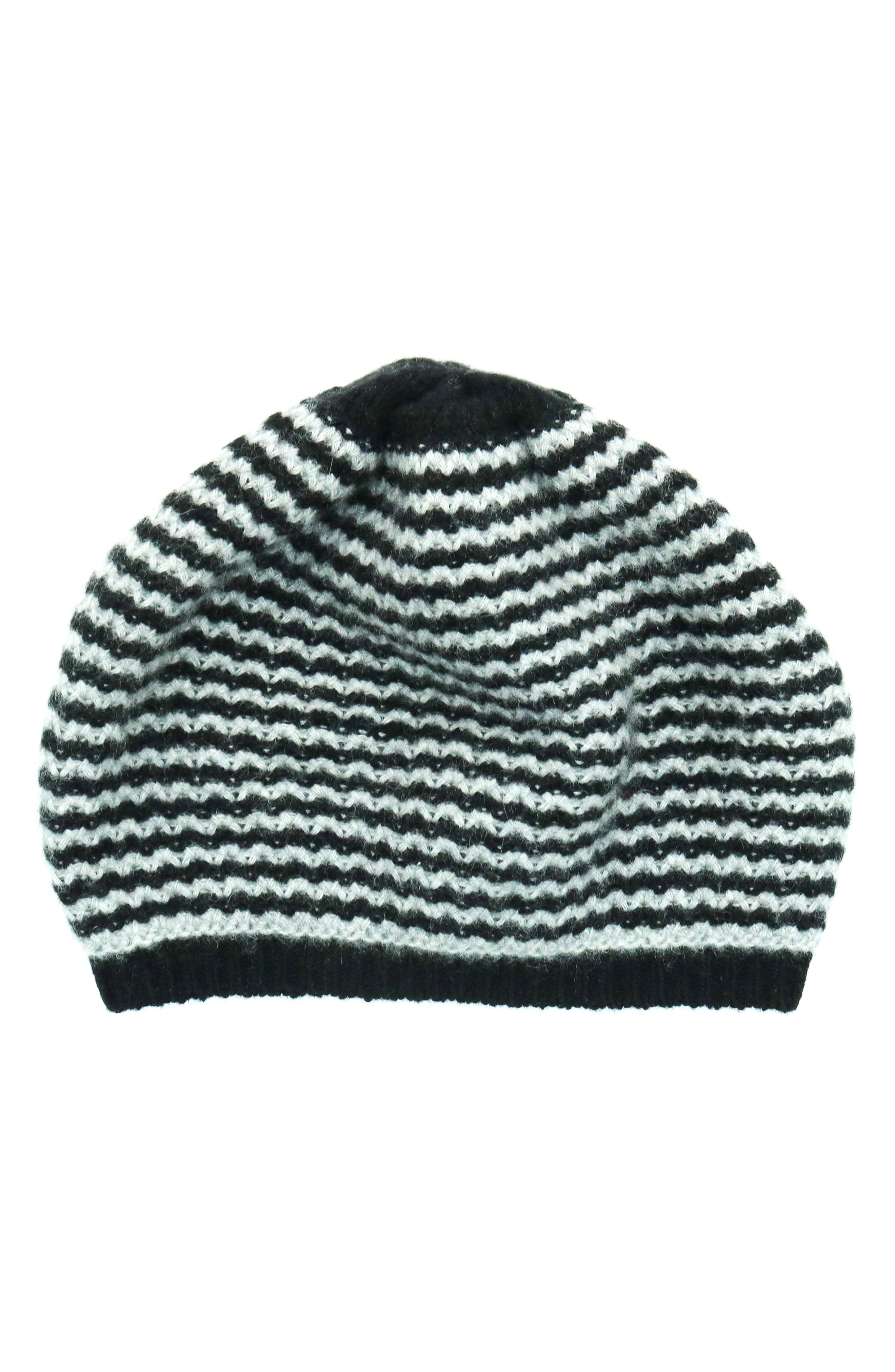 Portolano Stripe Cashmere Beanie